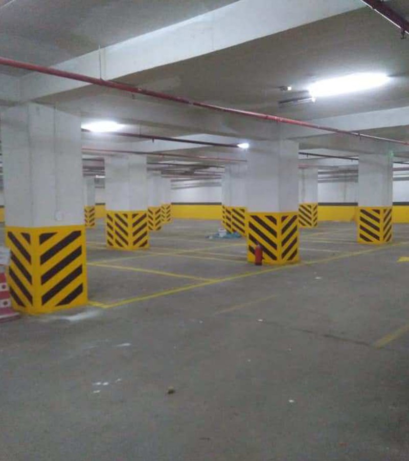 823 - BARS OTOPARK DUVAR VE BORDÜR BOYASI