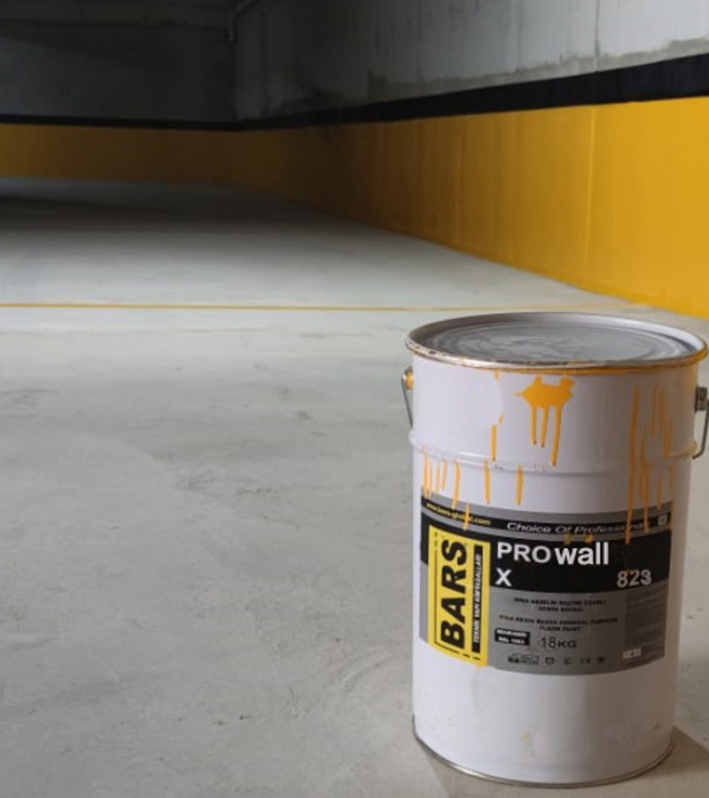 823 - BARS OTOPARK DUVAR VE BORDÜR BOYASI