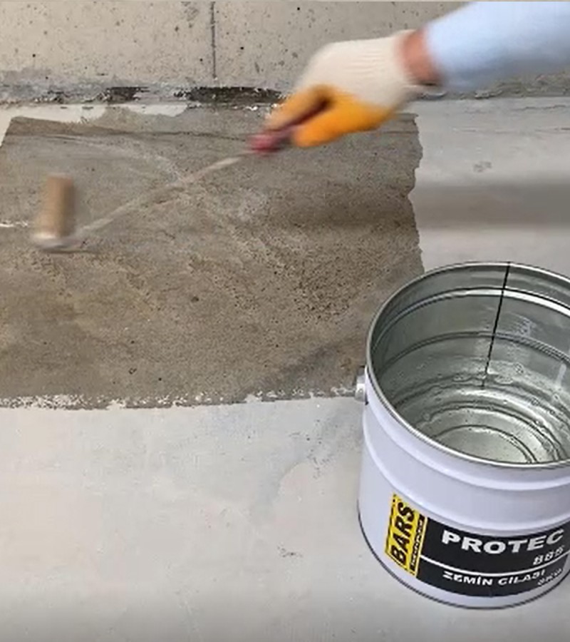 885 - BARS TOZUMA ÖNLEYİCİ - BETON YÜZEYLER İÇİN ZEMİN CİLASI