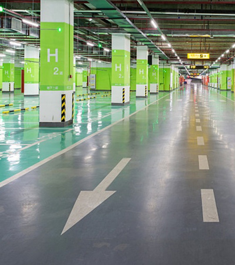 823 - BARS OTOPARK DUVAR VE BORDÜR BOYASI