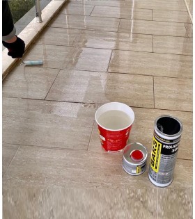 390 - ŞEFFAF SU YALITIMI SERAMİK ÜZERİNE UYGUN (SIVI CAM)