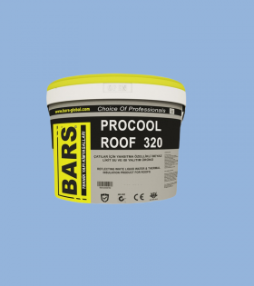 320 - BARS ÇATI, TERAS, DAM İÇİN ISI VE SU YALITIM SAĞLAYAN BEYAZ KAPLAMA BOYA