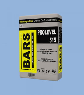 515 - BARS KENDİLİĞİNDEN YAYILAN TESVİYE ve ZEMİN DÜZELTME ŞAPI