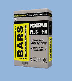 510 - BARS ÇİMENTO ESASLI YÜKSEK MUKAVEMETLİ KALIN TAMİR HARCI