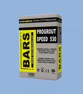 530 - BARS ÇİMENTO ESASLI  HIZLI KURUYAN TAMİR, DOLGU, SABİTLEME HARCI