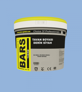 BARS SİYAH TAVAN BOYASI - DERİN SİYAH