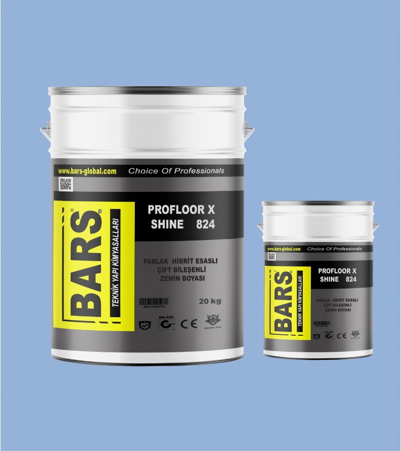 824 - BARS ÇİFT BİLEŞENLİ PARLAK BARS ZEMİN BOYASI