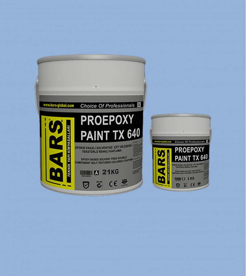 640 - BARS EPOKSİ ESASLI - TEKSTÜRLÜ ZEMİN KAPLAMASI -PORTAKAL KABUĞU DESEN