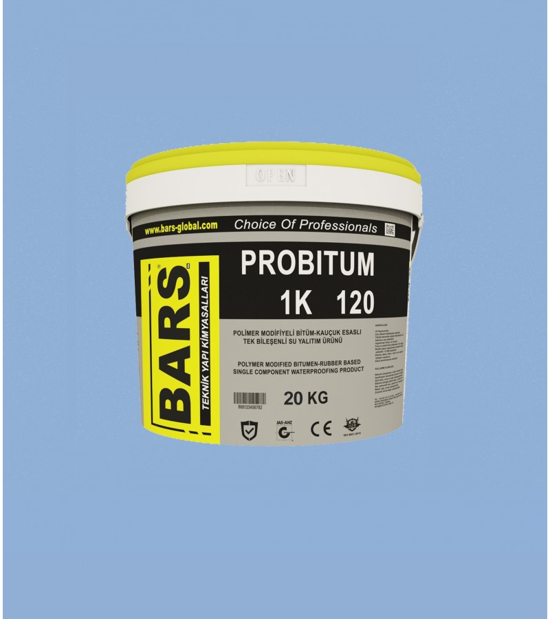120 - BARS BİTÜM KAUÇUK ESASLI TEK BİLEŞENLİ SIVI SU YALITIM MEMBRANI